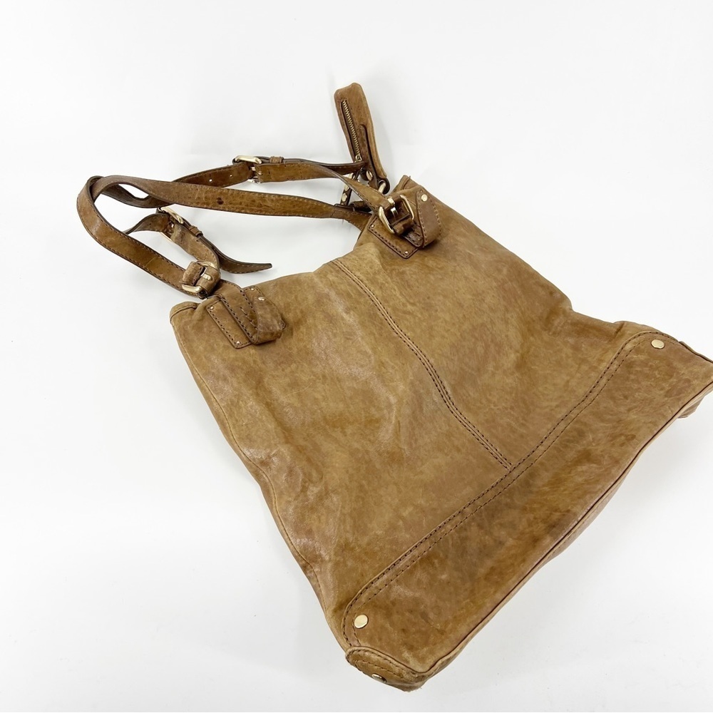 ✅ Schuler & Sons Philadelphia Anthropologie Perfect Taupe Soft Leather Bag